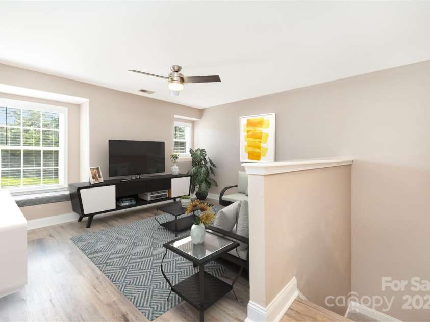 11109 Amur Court, Charlotte, NC 28262.  MLS# CAR4254814, YatesRealty ID 21128. Virtually Staged Loft