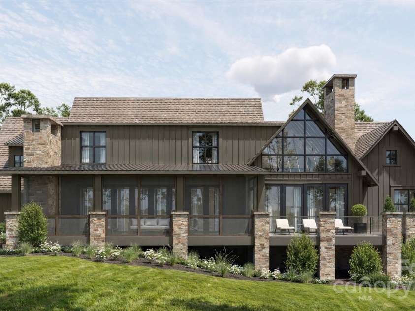 644 Walnut Valley Parkway, Arden, NC 28704.  MLS# CAR4327022, YatesRealty ID 2113. Rear Elevation Rendering