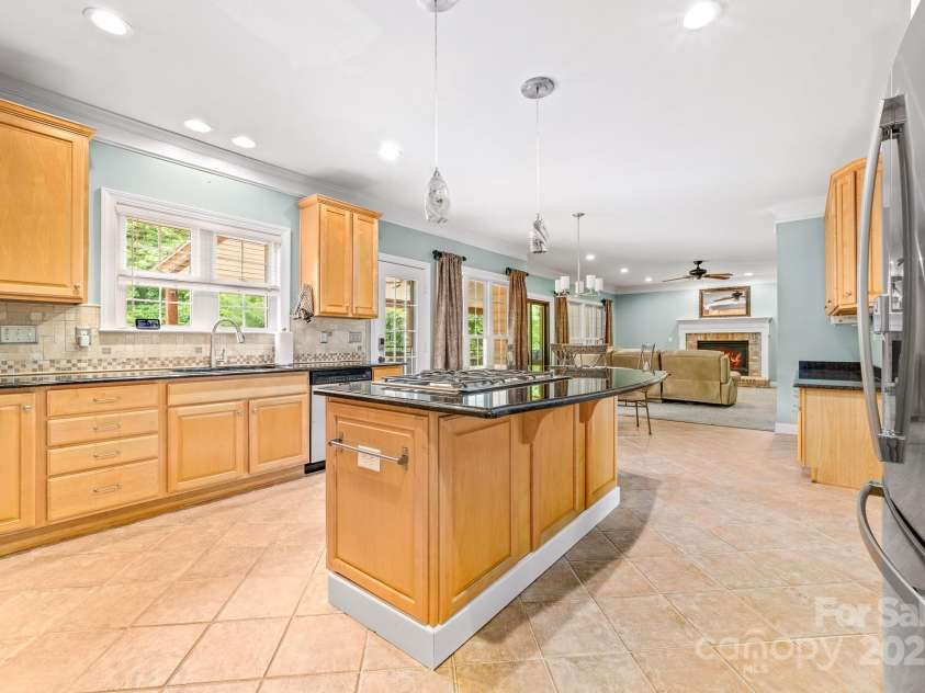 12002 Cobham Court, Huntersville, NC 28078.  MLS# CAR4269076, YatesRealty ID 21134. Viewing into the kitchen from the dining room. Spectacular!