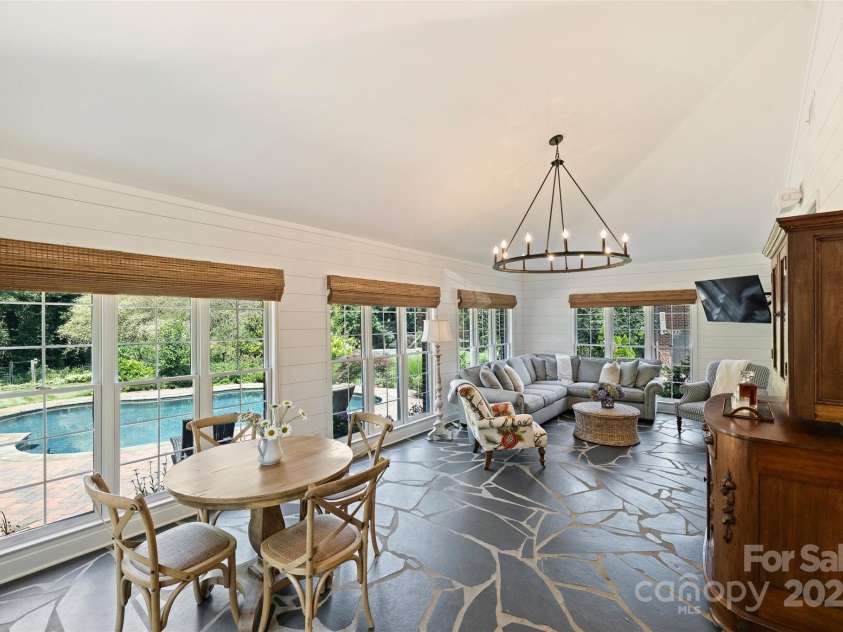 159 Carsons Place, Mooresville, NC 28117.  MLS# CAR4270616, YatesRealty ID 21137. Sun Room