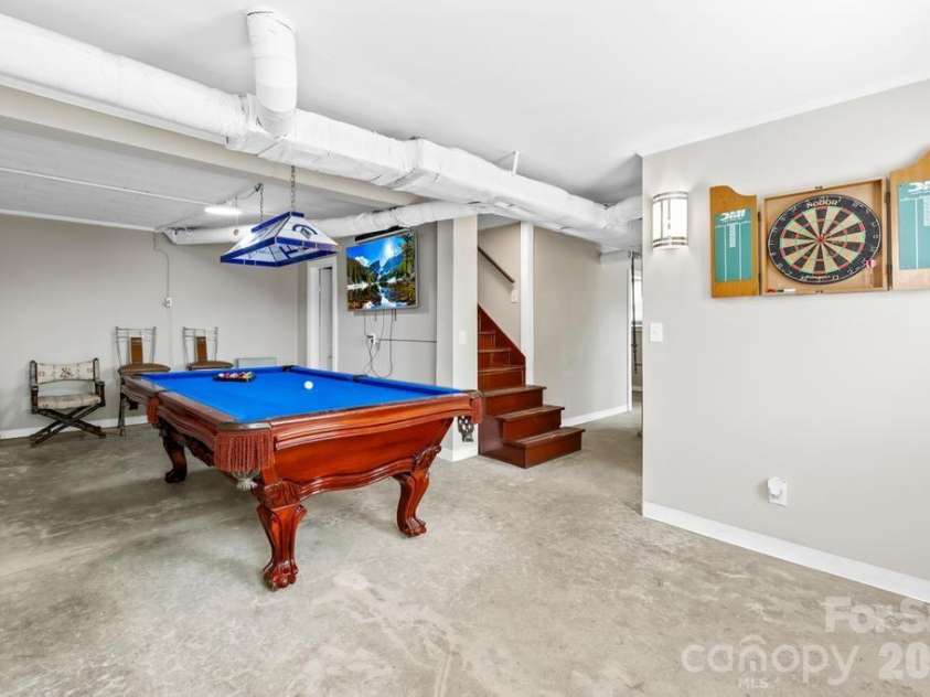 430 Arlington Circle, Lenoir, NC 28645.  MLS# CAR4411712, YatesRealty ID 21139. Basement/Game Area