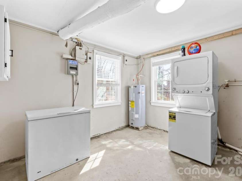 430 Arlington Circle, Lenoir, NC 28645.  MLS# CAR4411712, YatesRealty ID 21139. Basement/Laundry