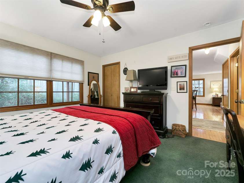 144 Panther Gap Road, Brevard, NC 28712.  MLS# CAR4240689, YatesRealty ID 21141. Primary Bedroom