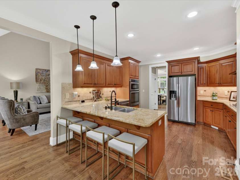 2007 Sugar Mill Road, Indian Trail, NC 28079.  MLS# CAR4375322, YatesRealty ID 21143. Bar with seating