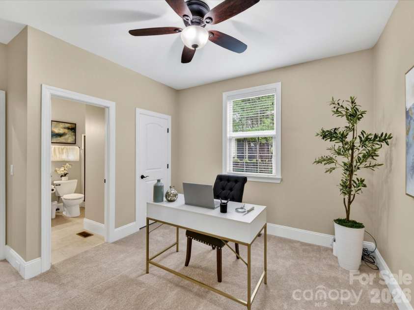 2007 Sugar Mill Road, Indian Trail, NC 28079.  MLS# CAR4375322, YatesRealty ID 21143. MAIN LEVEL guest suite or office