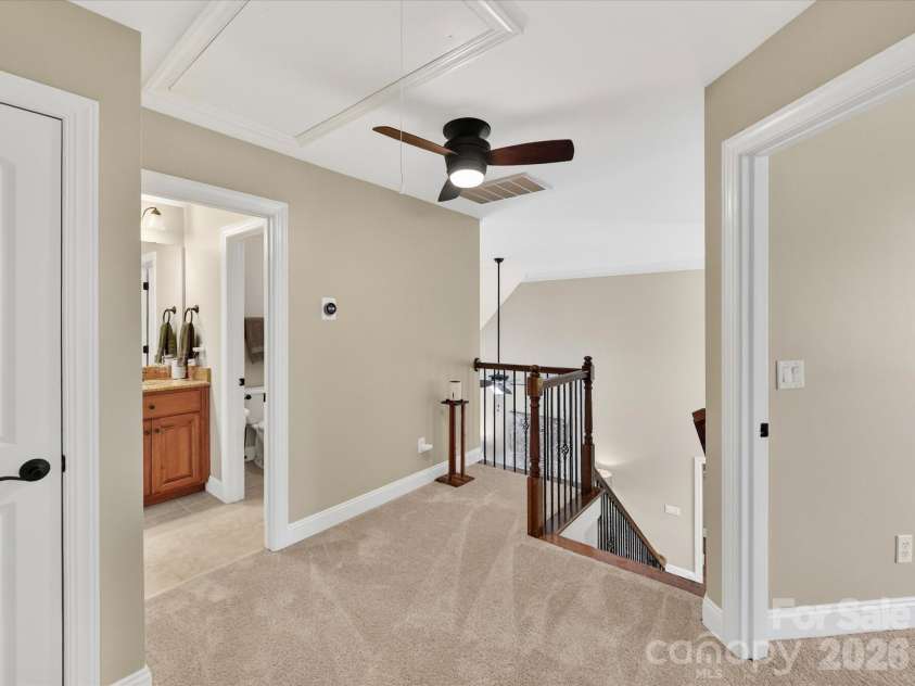 2007 Sugar Mill Road, Indian Trail, NC 28079.  MLS# CAR4375322, YatesRealty ID 21143. Upper landing 