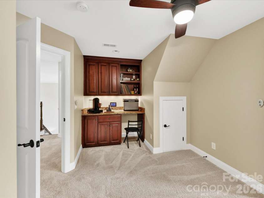 2007 Sugar Mill Road, Indian Trail, NC 28079.  MLS# CAR4375322, YatesRealty ID 21143. Upper level office/flex/craft space with access to full bath
