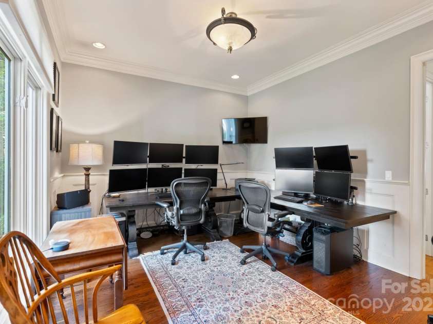 167 Quaker Road, Mooresville, NC 28117.  MLS# CAR4261192, YatesRealty ID 21144. Main-level study