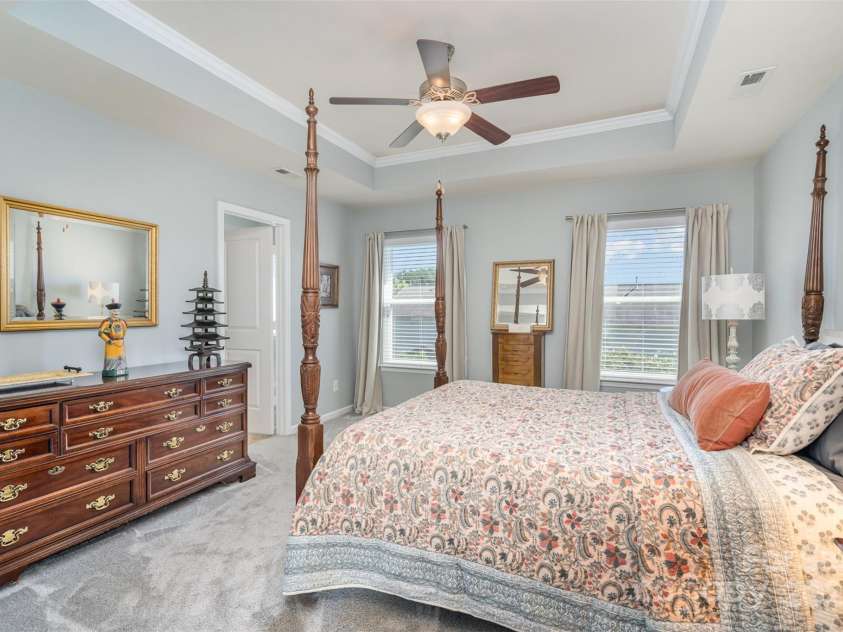 6156 Kilchurn Drive, Fort Mill, SC 29707.  MLS# CAR4268259, YatesRealty ID 21151. Master bedroom