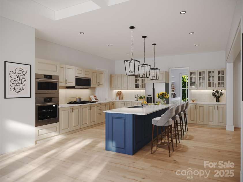 5039 Eliza Long Wilkie Drive, Huntersville, NC 28078.  MLS# CAR4240694, YatesRealty ID 21152. Virtually staged Kitchen