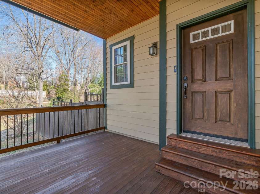 92 Middlemont Avenue, Asheville, NC 28806.  MLS# CAR4334470, YatesRealty ID 21159. Large, welcoming front porch