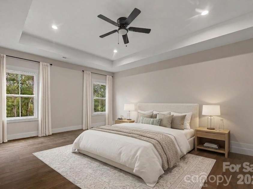 16 Forest Drive, Travelers Rest, SC 29690.  MLS# CAR4315401, YatesRealty ID 21165. Virtually Staged Primary Bedroom