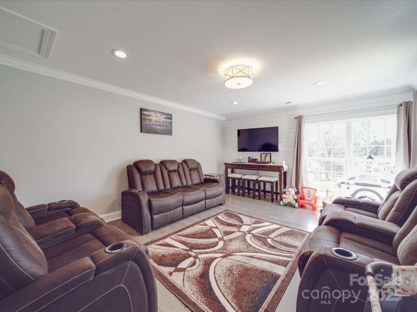 605 Allen Way, Indian Trail, NC 28079.  MLS# CAR4239096, YatesRealty ID 21166. Family Den