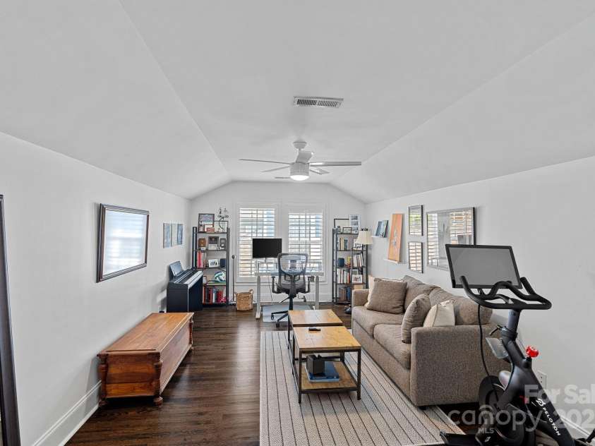 202 Caldwell Lane, Davidson, NC 28036.  MLS# CAR4269937, YatesRealty ID 21169. Bedroom 4 upstairs currently being used as an office