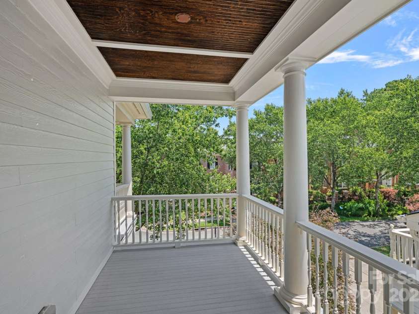 202 Caldwell Lane, Davidson, NC 28036.  MLS# CAR4269937, YatesRealty ID 21169. Private porch off bedroom 2