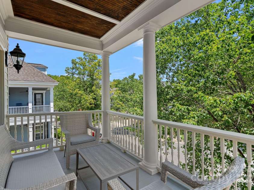 202 Caldwell Lane, Davidson, NC 28036.  MLS# CAR4269937, YatesRealty ID 21169. Private porch off of bedroom 3