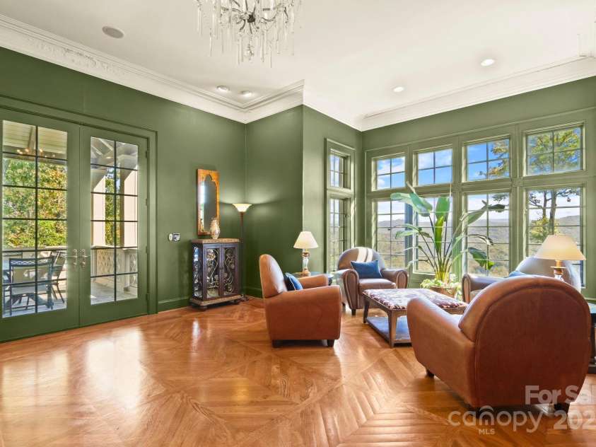 5742 NC Highway 194 None, Banner Elk, NC 28604.  MLS# CAR4309269, YatesRealty ID 2117. Spacious Great Room with antique stone fireplace