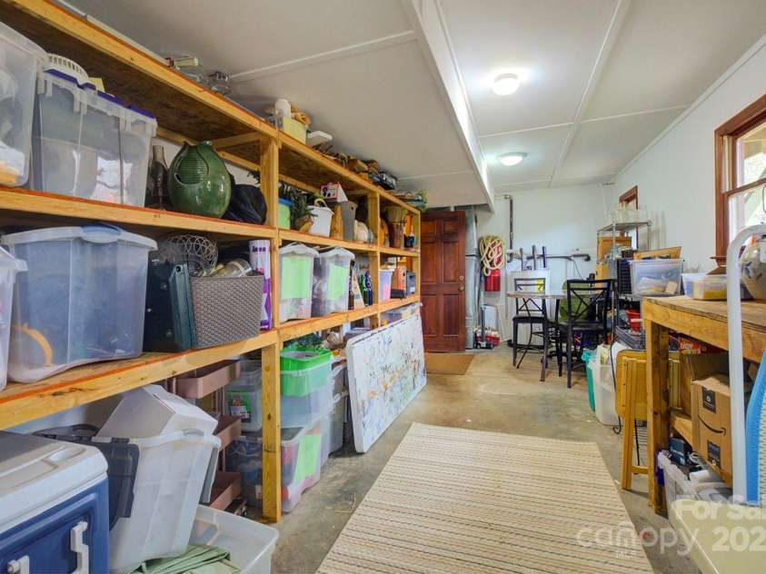 9374 Holbert Cove Road, Saluda, NC 28773.  MLS# CAR4227535, YatesRealty ID 2117. Craft/storage room