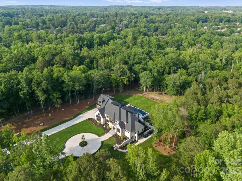 15037 June Washam Road, Davidson, NC 28036.  MLS# CAR4268834, YatesRealty ID 21172. Aerial