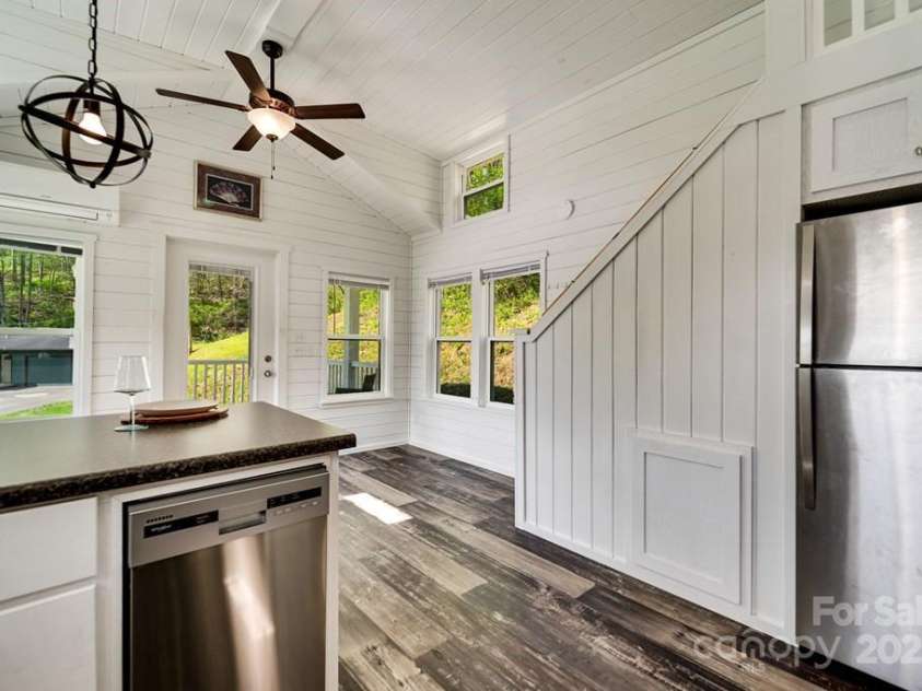 619/621 Kitchens Branch Road, Sylva, NC 28779.  MLS# CAR4247971, YatesRealty ID 21193. Tiny Home