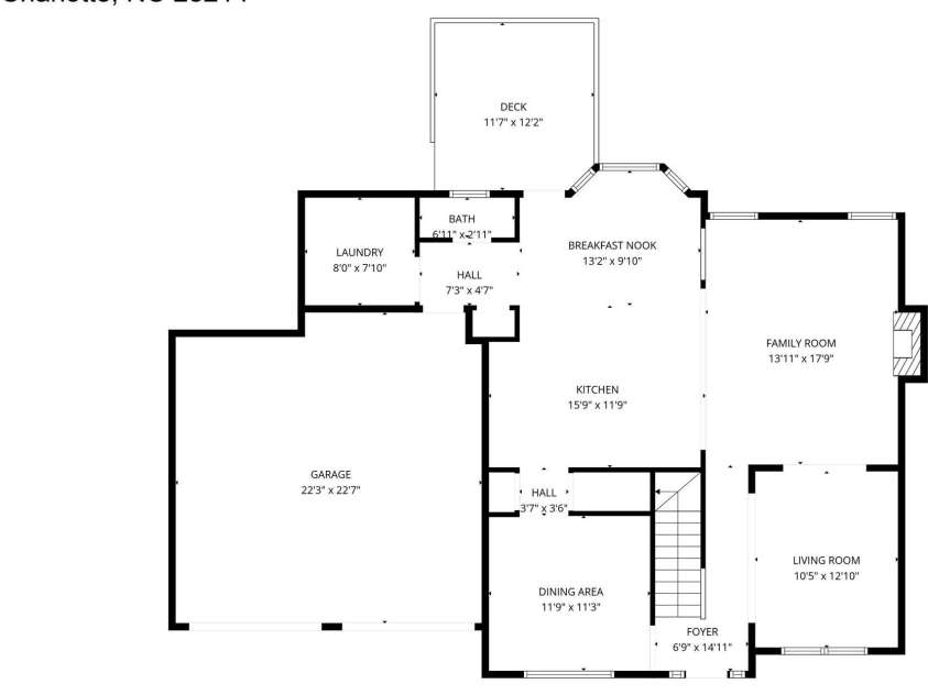 9507 Yearwood Lane, Charlotte, NC 28214.  MLS# CAR4353305, YatesRealty ID 21193. 