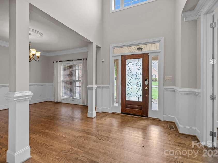 4113 Hoffmeister Drive, Waxhaw, NC 28173.  MLS# CAR4314044, YatesRealty ID 21196. Grand two story foyer with bright and airy flow to main level living