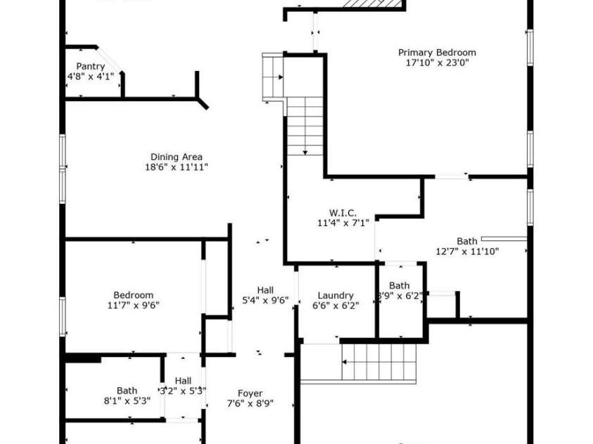 1605 Appledale Court, Fort Mill, SC 29715.  MLS# CAR4217371, YatesRealty ID 21217. 1st floor