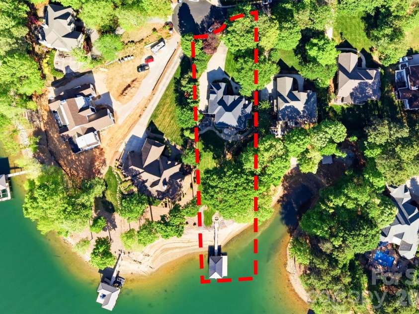2219 Metcalf Drive, Sherrills Ford, NC 28673.  MLS# CAR4370935, YatesRealty ID 21217. Approximate lot layout