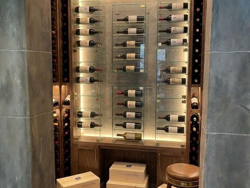2219 Metcalf Drive, Sherrills Ford, NC 28673.  MLS# CAR4370935, YatesRealty ID 21217. *Virtually staged future wine cellar idea*