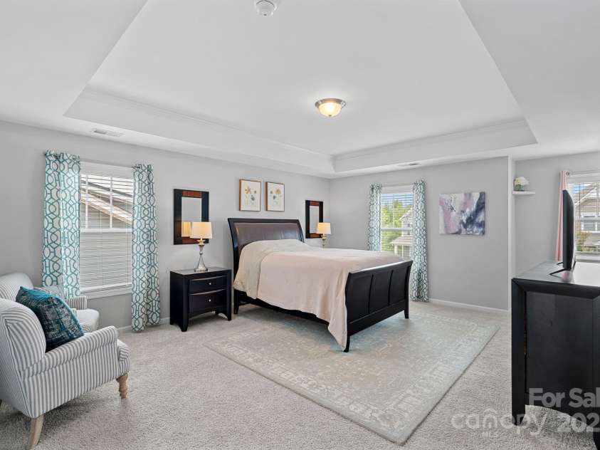 2032 Burton Point Court, Waxhaw, NC 28173.  MLS# CAR4250925, YatesRealty ID 21221. Primary Bedroom