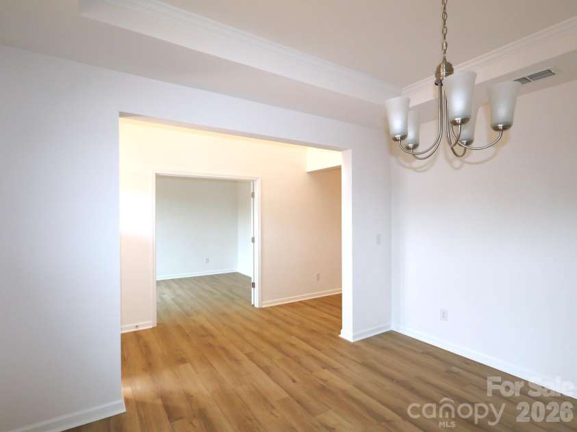 217 Amber Glen Drive, Locust, NC 28097.  MLS# CAR4373453, YatesRealty ID 21226. Dining room