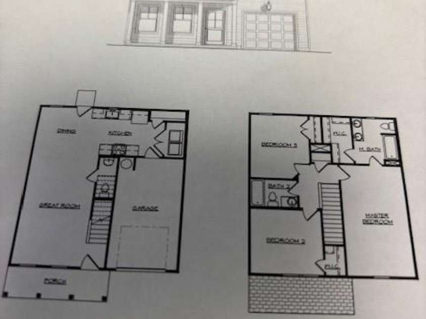 421 Rocky Brook Drive, Shelby, NC 28150.  MLS# CAR4233173, YatesRealty ID 2123. Floorplan