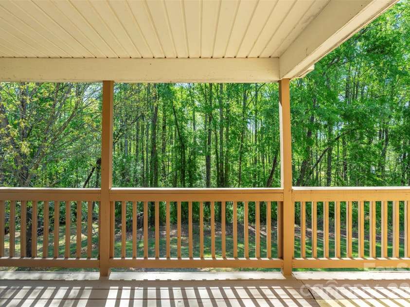 75 Noble Road, Fairview, NC 28730.  MLS# CAR4351168, YatesRealty ID 21230. Back Deck