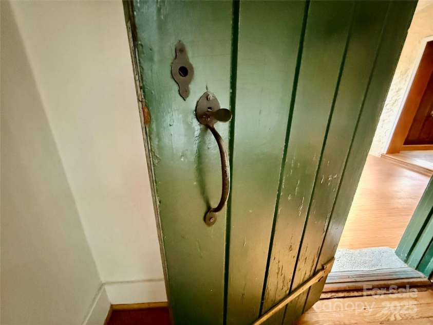 43 Howard Street, Tryon, NC 28782.  MLS# CAR4268057, YatesRealty ID 21234. Toy House original interior door hardware