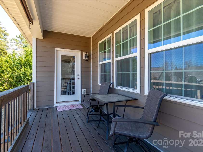 246 Sweet Briar Drive, Fort Mill, SC 29707.  MLS# CAR4234159, YatesRealty ID 21242. Covered Back Deck.