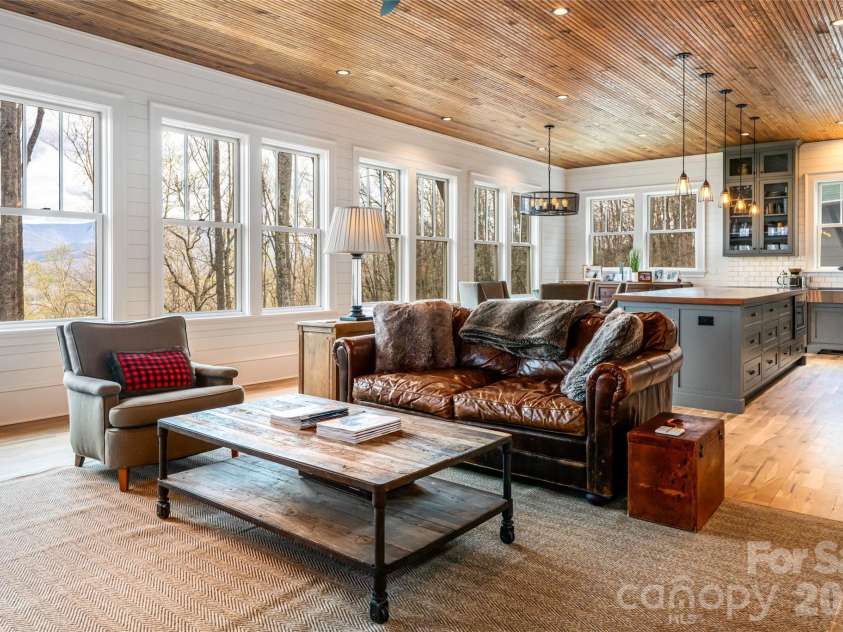 51 Summit Road, Swannanoa, NC 28778.  MLS# CAR4367888, YatesRealty ID 21243. Windows bring the outside inside