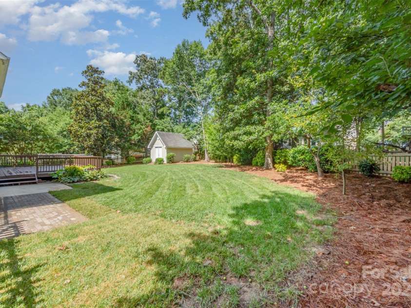 1002 Hollyhedge Lane, Indian Trail, NC 28079.  MLS# CAR4269454, YatesRealty ID 21244. Backyard