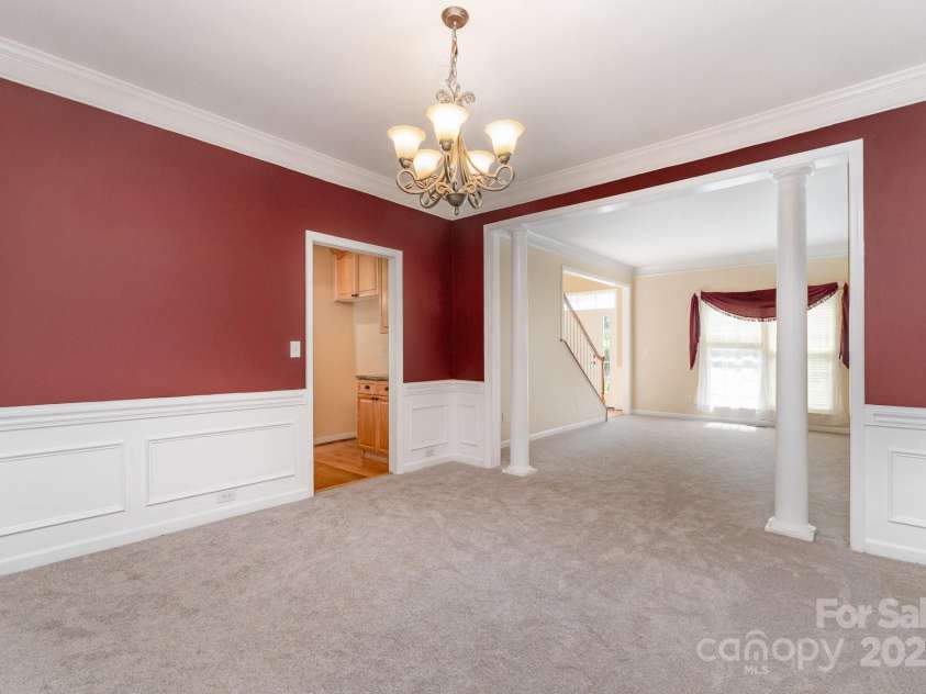1002 Hollyhedge Lane, Indian Trail, NC 28079.  MLS# CAR4269454, YatesRealty ID 21244. Formal Dining Room