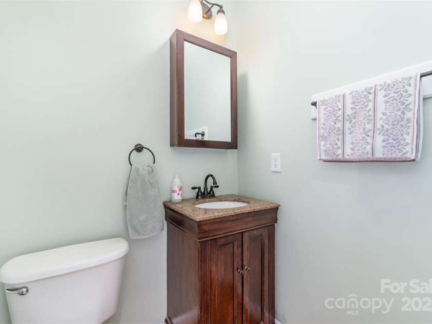 1002 Hollyhedge Lane, Indian Trail, NC 28079.  MLS# CAR4269454, YatesRealty ID 21244. Half Bathroom (Downstairs)