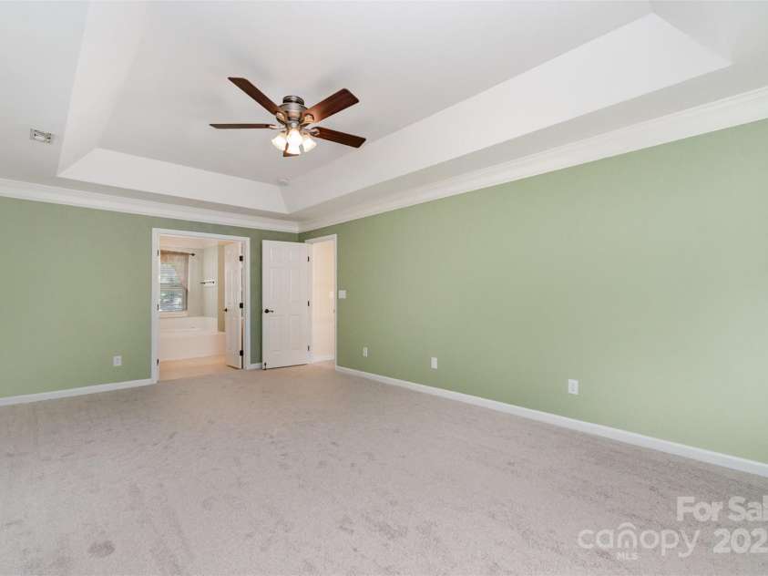 1002 Hollyhedge Lane, Indian Trail, NC 28079.  MLS# CAR4269454, YatesRealty ID 21244. Primary Bedroom
