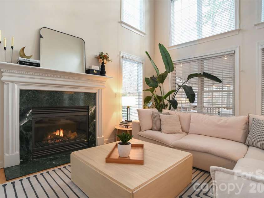 14636 Northgreen Drive, Huntersville, NC 28078.  MLS# CAR4345794, YatesRealty ID 21250. Unwind by this cozy fireplace.