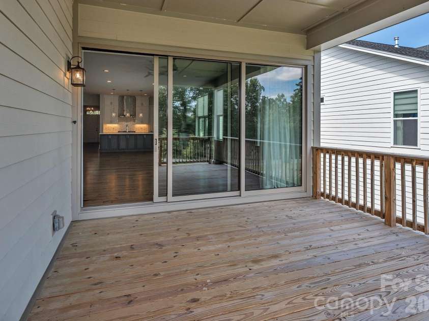14008 Little Spring Court, Charlotte, NC 28278.  MLS# CAR4292968, YatesRealty ID 21253. Covered Deck