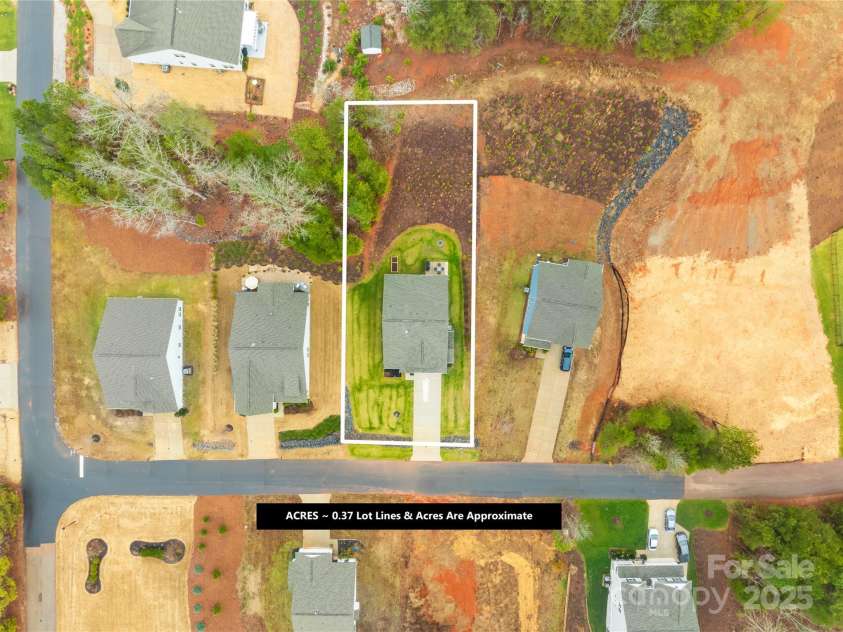 15298 Windward Lane, Lancaster, SC 29720.  MLS# CAR4214358, YatesRealty ID 21268. Ariel view