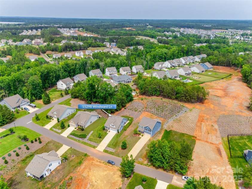 15298 Windward Lane, Lancaster, SC 29720.  MLS# CAR4214358, YatesRealty ID 21268. Ariel View
