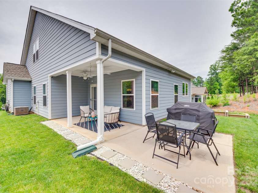 15298 Windward Lane, Lancaster, SC 29720.  MLS# CAR4214358, YatesRealty ID 21268. Side Porch & Back Patio