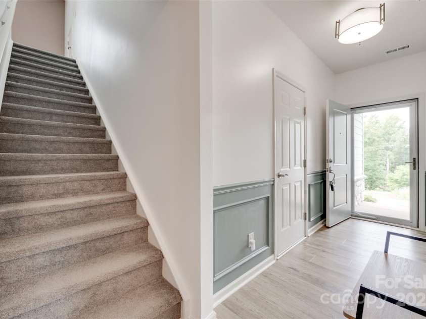 15298 Windward Lane, Lancaster, SC 29720.  MLS# CAR4214358, YatesRealty ID 21268. Stairs and Front Entry