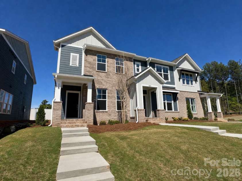 585 Cape Cod Way, Rock Hill, SC 29732.  MLS# CAR4361253, YatesRealty ID 21268. End Unit with 2 Car Rear Load Garage