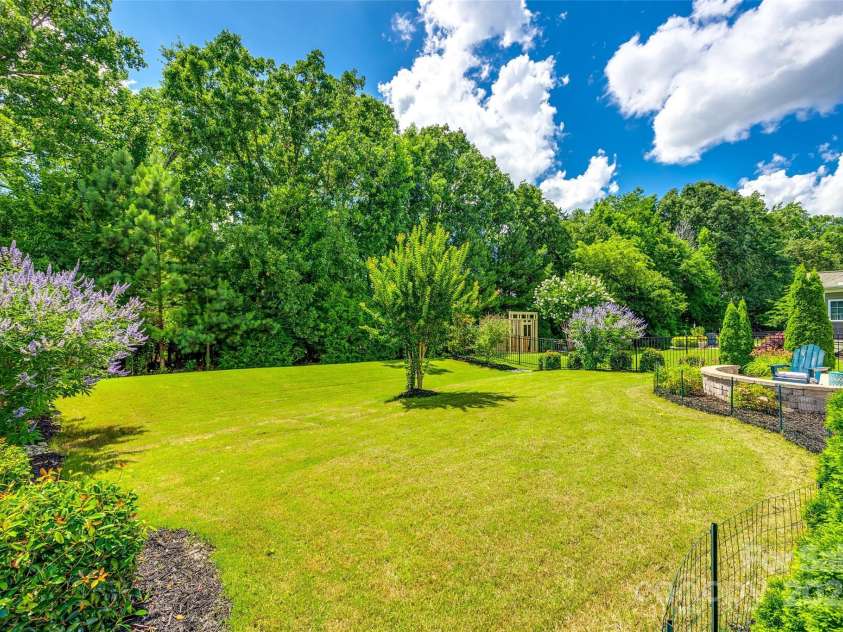 129 Hawks Creek Parkway, Fort Mill, SC 29708.  MLS# CAR4268135, YatesRealty ID 21272. Backyard