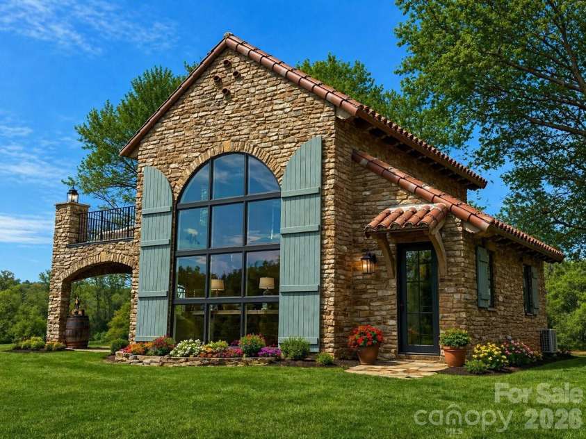 4546 Pine Log Road, Brasstown, NC 28902.  MLS# CAR4368222, YatesRealty ID 21279. Lawn digitally enhanced