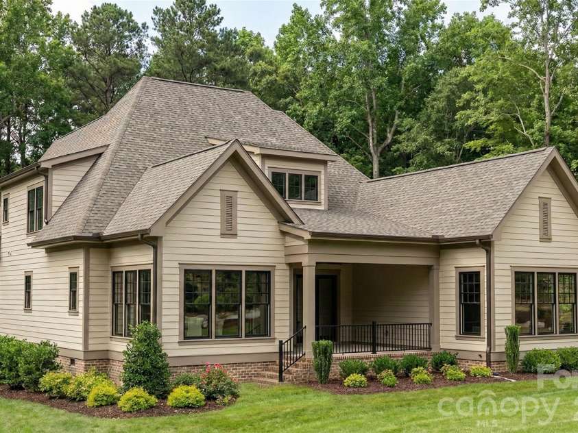 19146 Newburg Hill Road, Davidson, NC 28036.  MLS# CAR4350017, YatesRealty ID 2128. Rendering rear elevation